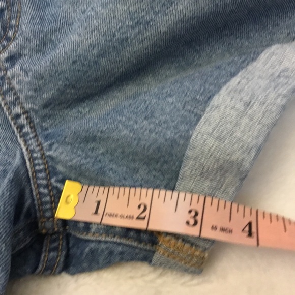 Old Navy Blue Distressed Denim Overalls Rompers - Picture 13 of 16